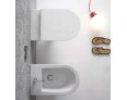 set wc závěsné + bidet Globo Forty3, bílé